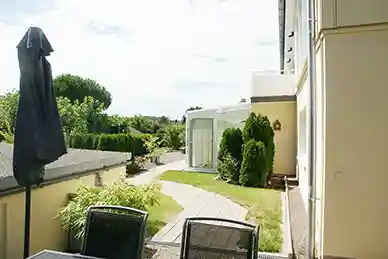 Ansicht Sitzplatz